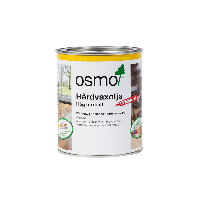 HÅRDVAXOLJA 3011 OSMO ORIGINALET BLANK 0,75L | Beijerbygg Byggmaterial
